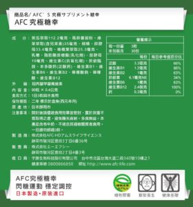 AFC 究極新糖幸膠囊食品(苦瓜萃取)