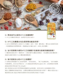 AFC 三色薑黃錠狀食品